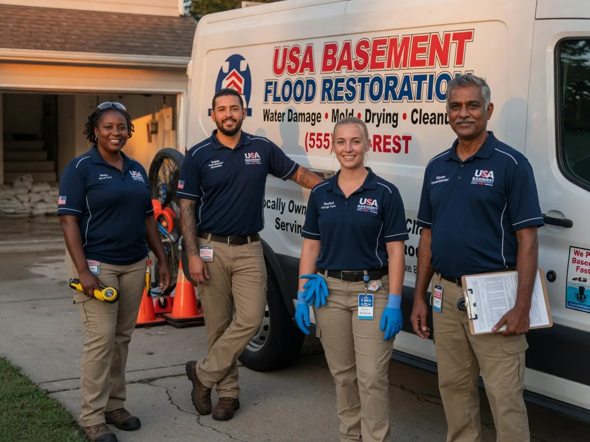Basement Flood Cleanup company in Saline, LA